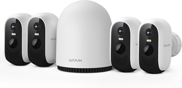 2 Camera Wireless Security System 2K Night Vision No Monthly Fee