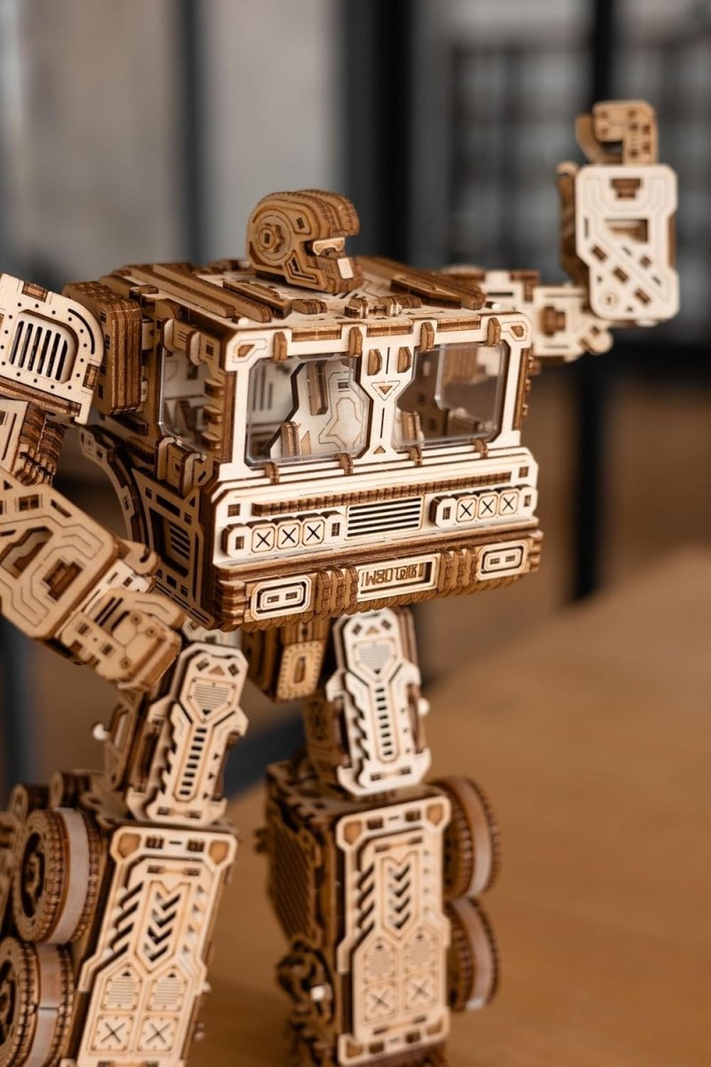 2-in-1 Robot Truck 3D Wooden Puzzle 1212PCS Mechanical Model Kit DIY - Kwikley