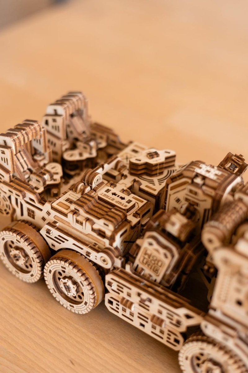 2-in-1 Robot Truck 3D Wooden Puzzle 1212PCS Mechanical Model Kit DIY - Kwikley