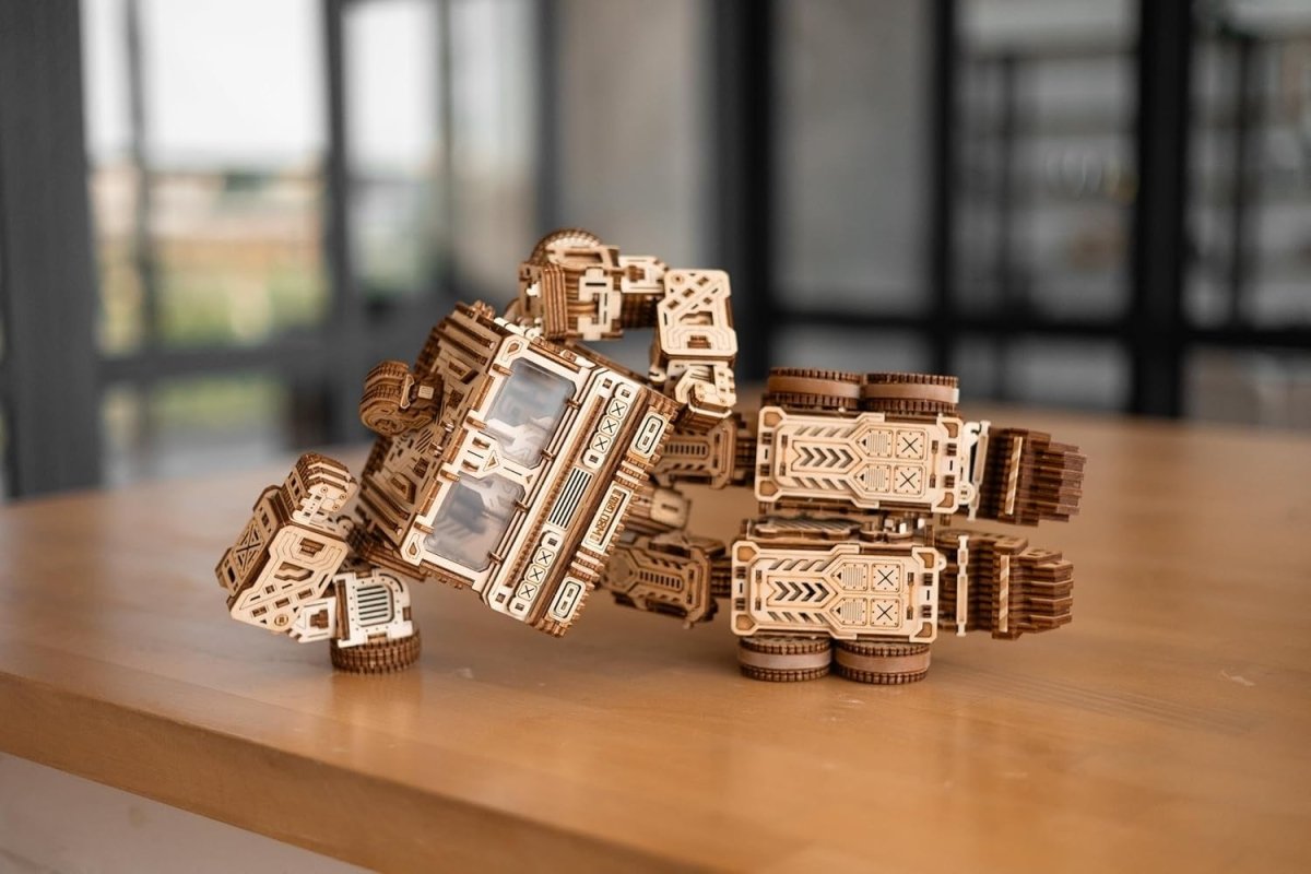2-in-1 Robot Truck 3D Wooden Puzzle 1212PCS Mechanical Model Kit DIY - Kwikley