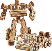 2-in-1 Robot Truck 3D Wooden Puzzle 1212PCS Mechanical Model Kit DIY - Kwikley