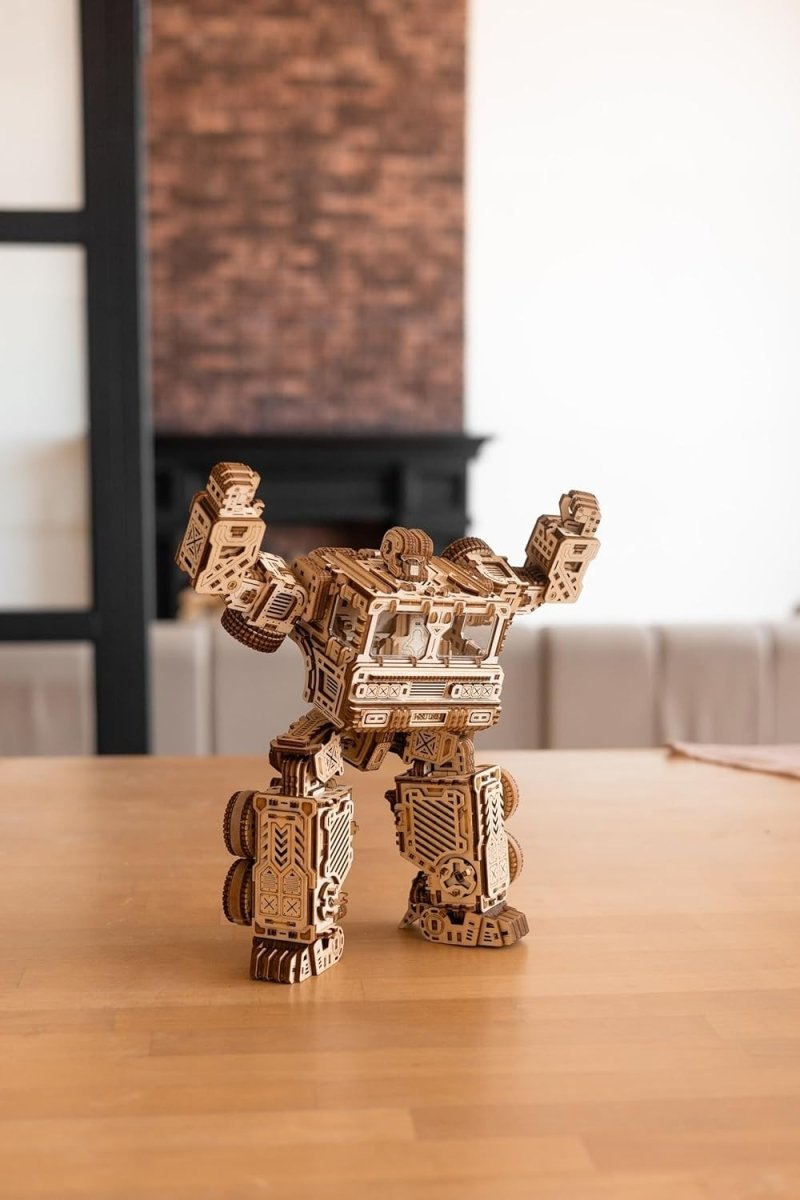 2-in-1 Robot Truck 3D Wooden Puzzle 1212PCS Mechanical Model Kit DIY - Kwikley