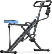 2 in 1 Squat Rowing Machine Foldable Glute Trainer Home Gym Equipment - Kwikley