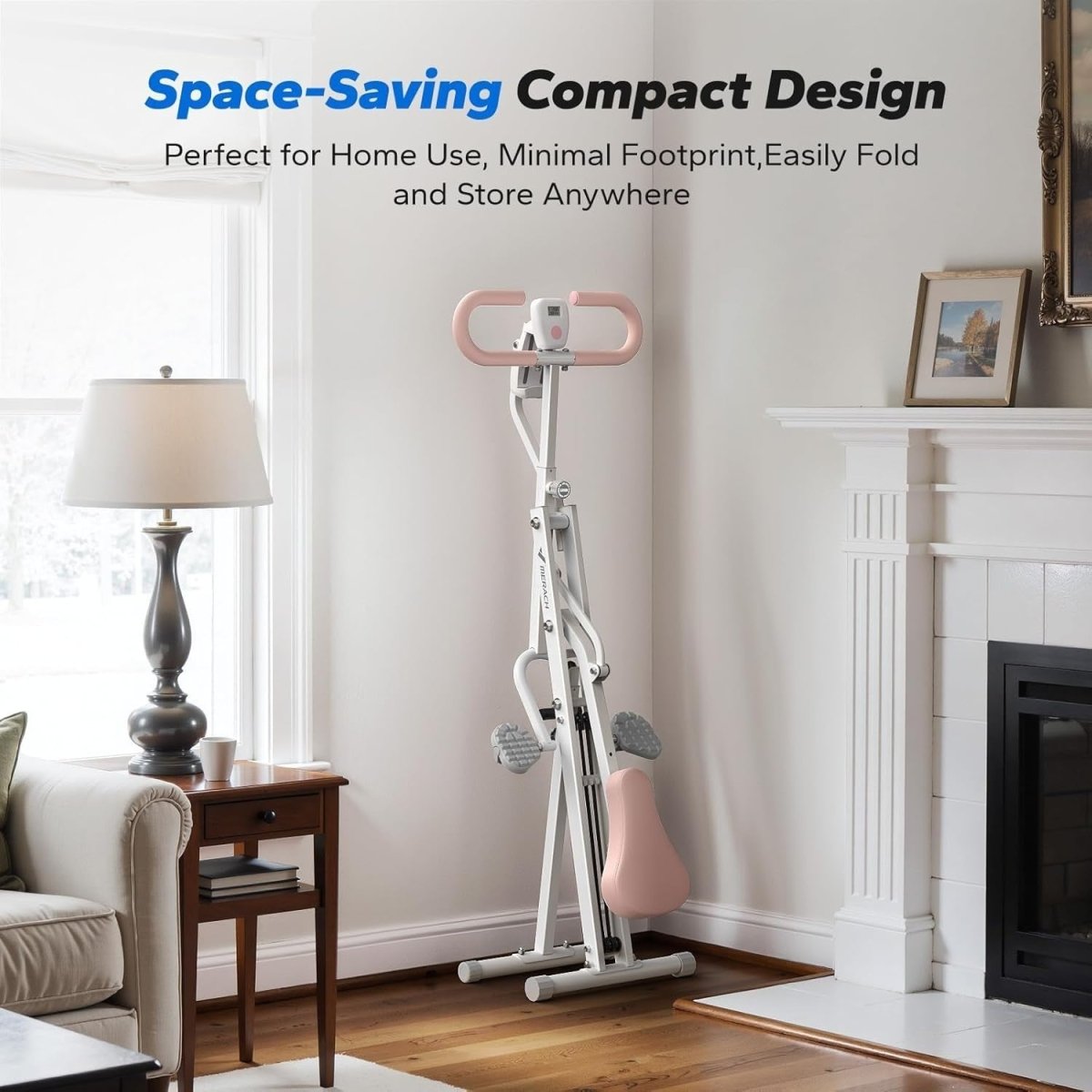2 in 1 Squat Rowing Machine Foldable Home Gym Glute Leg Trainer - Kwikley