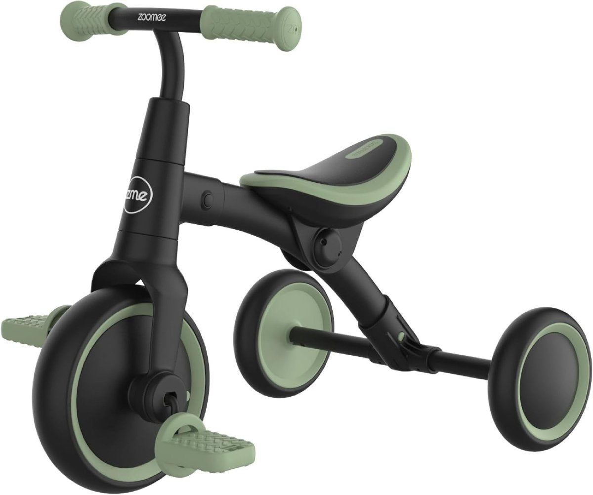 2 in 1 Toddler Balance Bike Trike Ride On Adjustable Seat 18+ Months - Kwikley