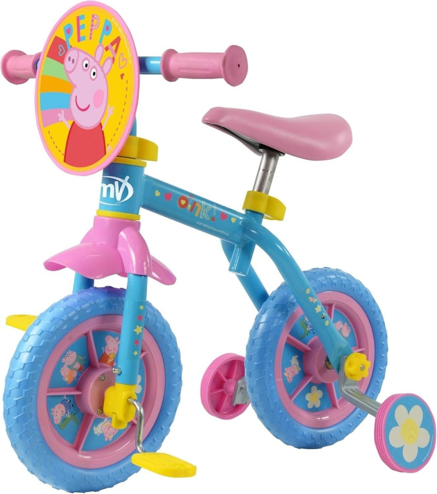 2 In 1 Toddler Bike Balance Training Bike Removable Pedals Age 2+ 10" - Kwikley