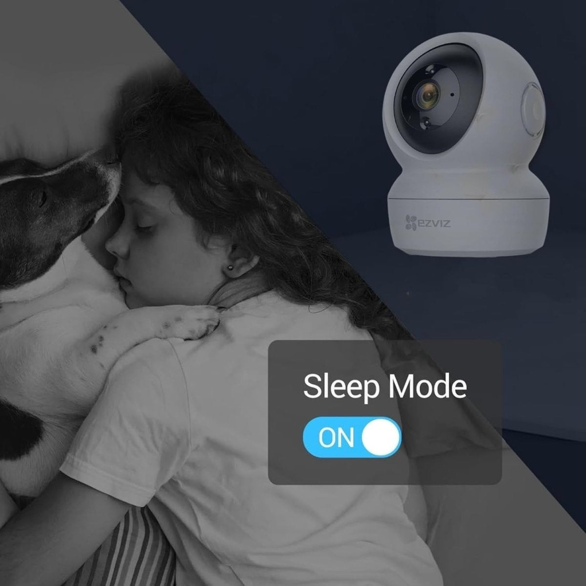2 Pack 1080P WiFi Indoor Security Camera Auto Tracking Night Vision - Kwikley