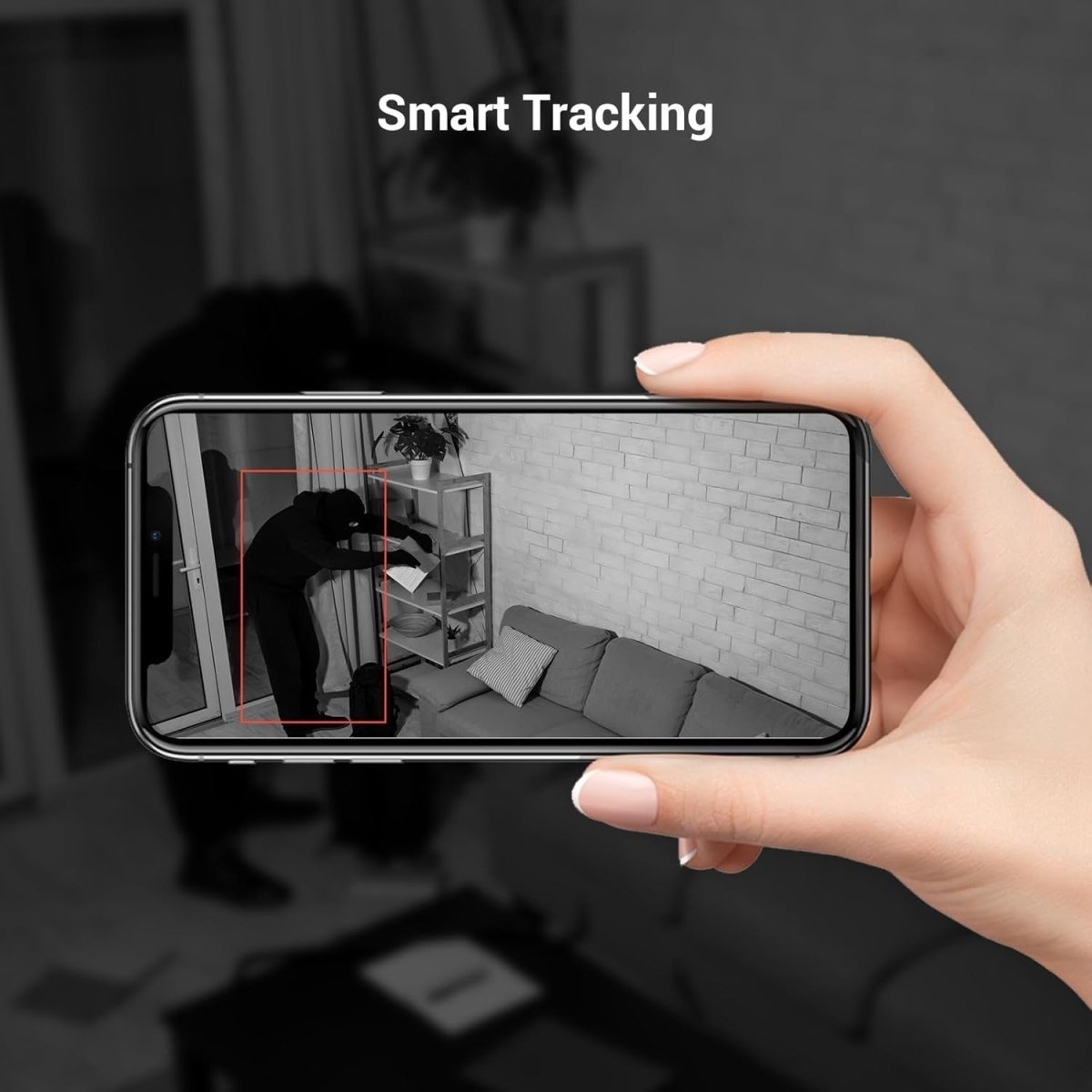 2 Pack 1080P WiFi Indoor Security Camera Auto Tracking Night Vision - Kwikley