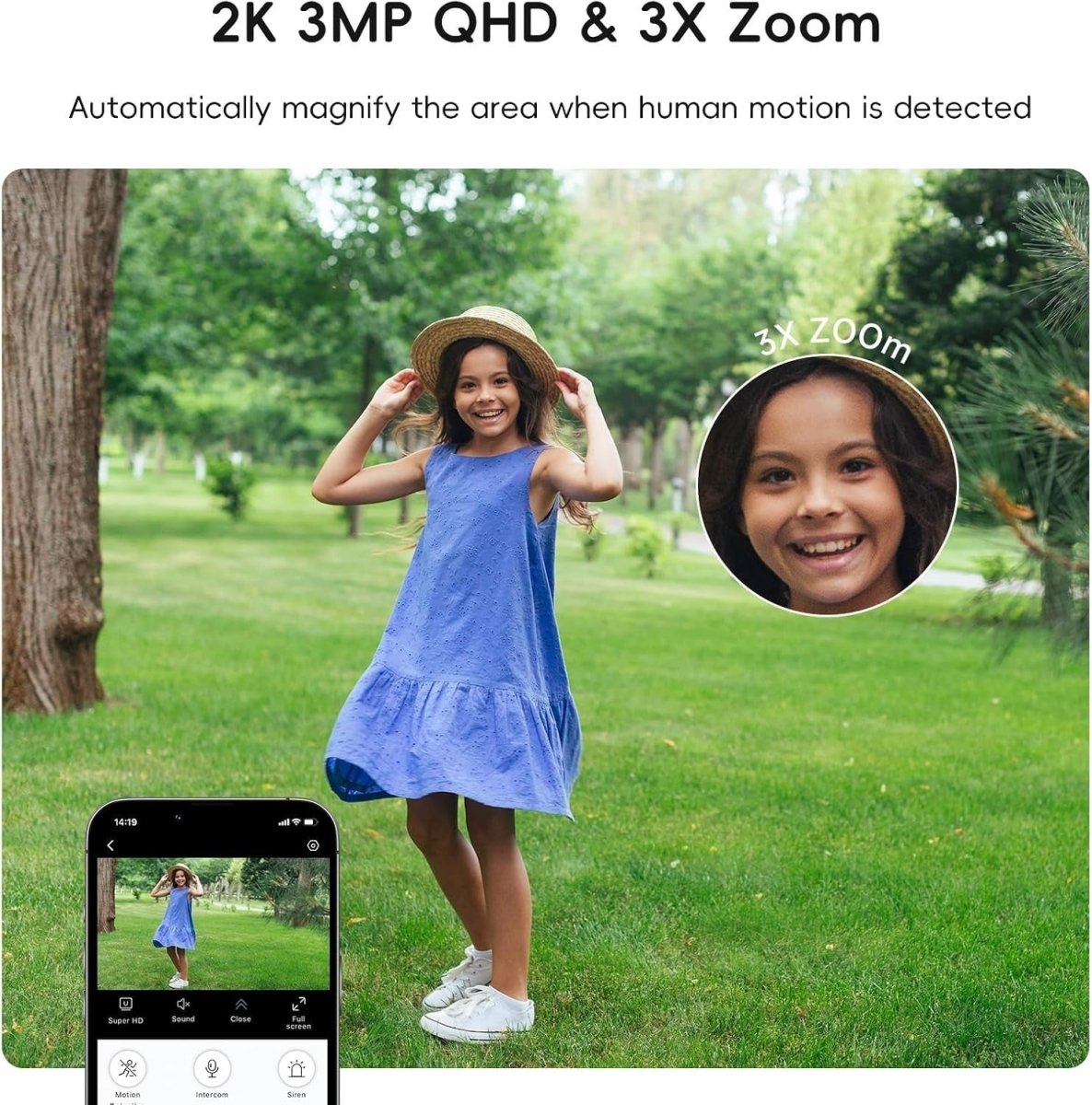 2 Pack 2K Window Security Cameras WiFi 5GHz AI Detection 24/7 HD - Kwikley