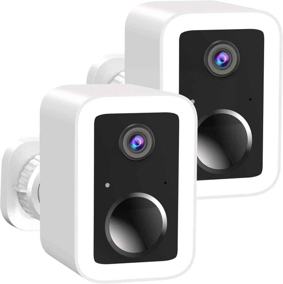 2 Pack 2K Wireless Security Cameras Outdoor WiFi AI Detection Night Vision - Kwikley