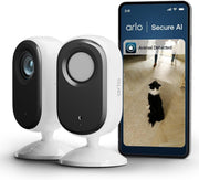 2 Pack HD Indoor Security Cameras Privacy Cover Night Vision WiFi - Kwikley