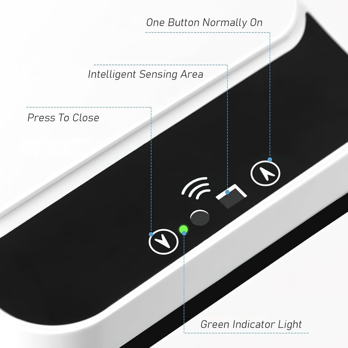 2 Pack Touchless Motion Sensor Bins 12L & 18L Slim Waterproof - Kwikley