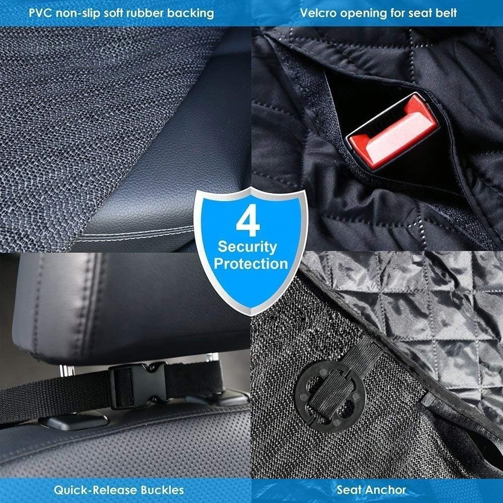 2 Pack Waterproof Dog Car Seat Cover Hammock SUV Truck Boot Protector - Kwikley