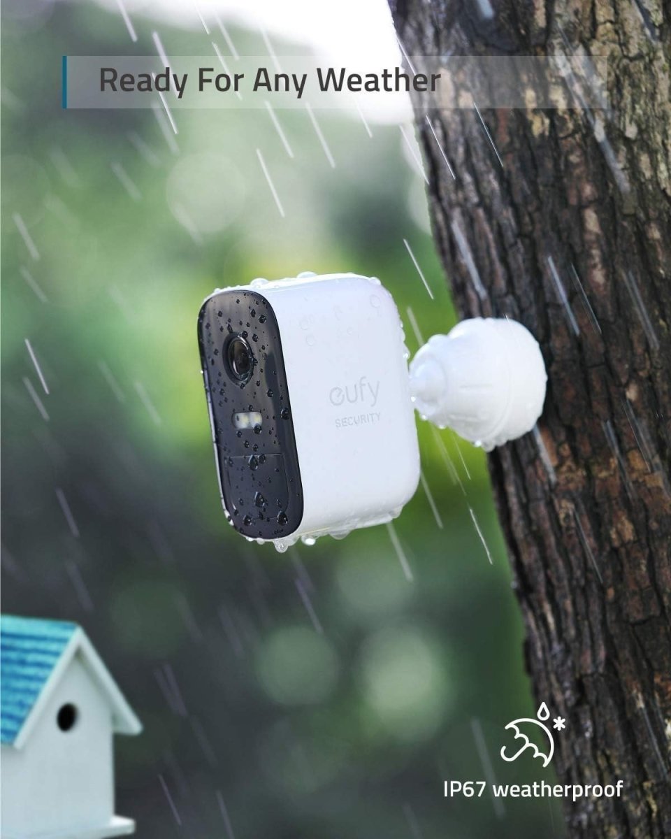 2 Pack Wireless Security Cameras 1080P HD Outdoor 180 Day Battery - Kwikley
