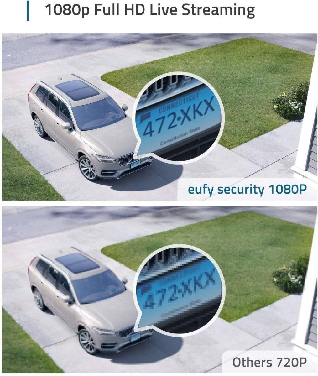 2 Pack Wireless Security Cameras 1080P HD Outdoor 180 Day Battery - Kwikley