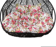 2 Seater Egg Chair Cushion Waterproof Swing Seat Pad Thick Outdoor Comfort - Kwikley