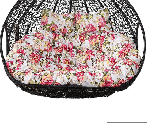 2 Seater Egg Chair Cushion Waterproof Swing Seat Pad Thick Outdoor Comfort