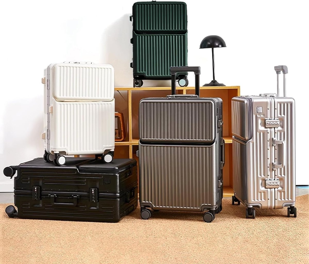 20 Inch Carry On Suitcase Airline Approved PC Hard Shell TSA Spinner - Kwikley