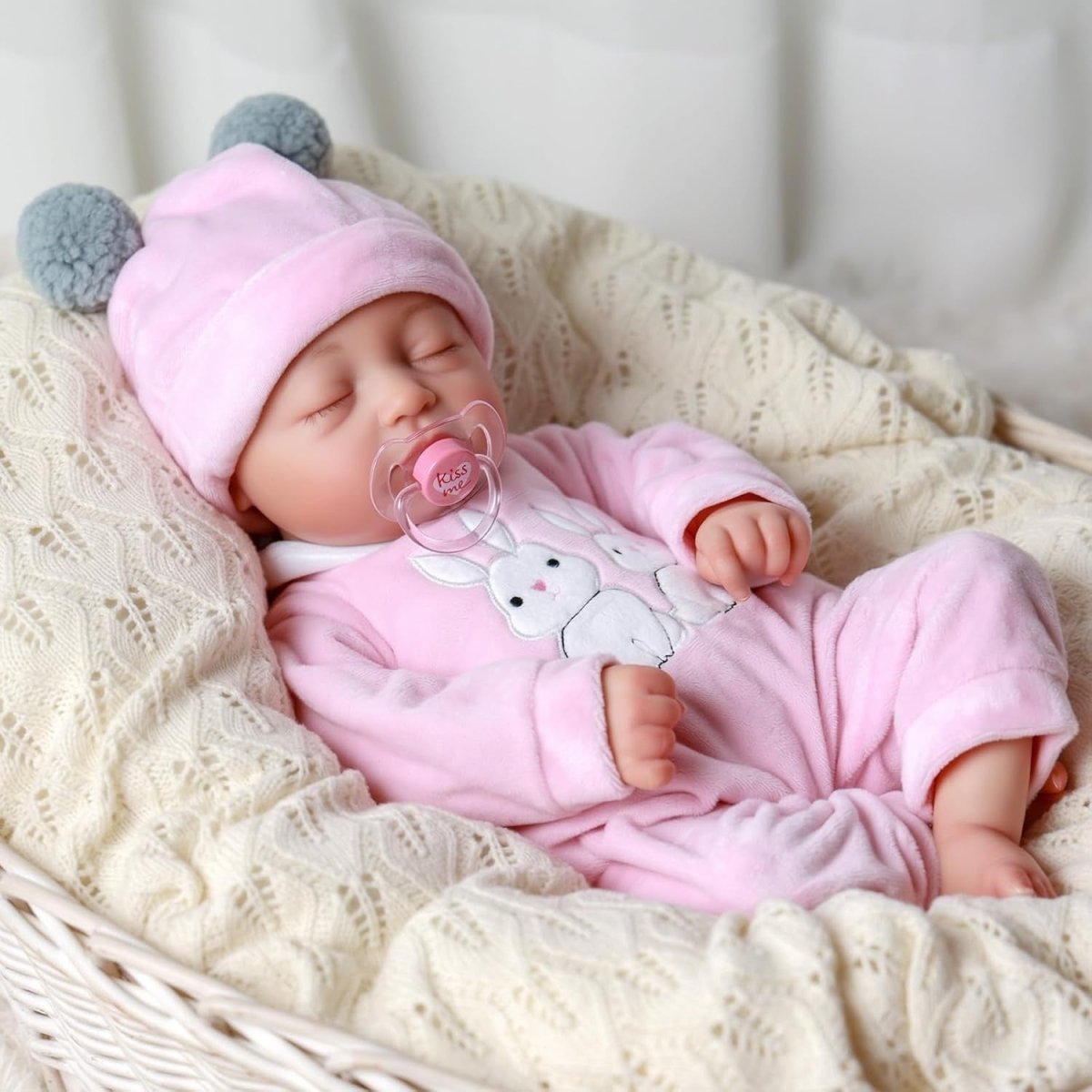 20 Inch Sleeping Reborn Baby Doll Soft Body Realistic Girl Gift - Kwikley