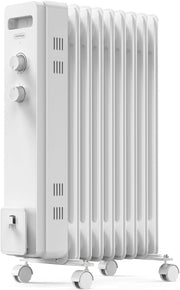 2000W Oil Filled Radiator Heater Portable Electric 9 Fin Thermostat - Kwikley