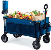200L Folding Festival Wagon Trolley Heavy Duty Camping Cart Outdoor Picnic - Kwikley
