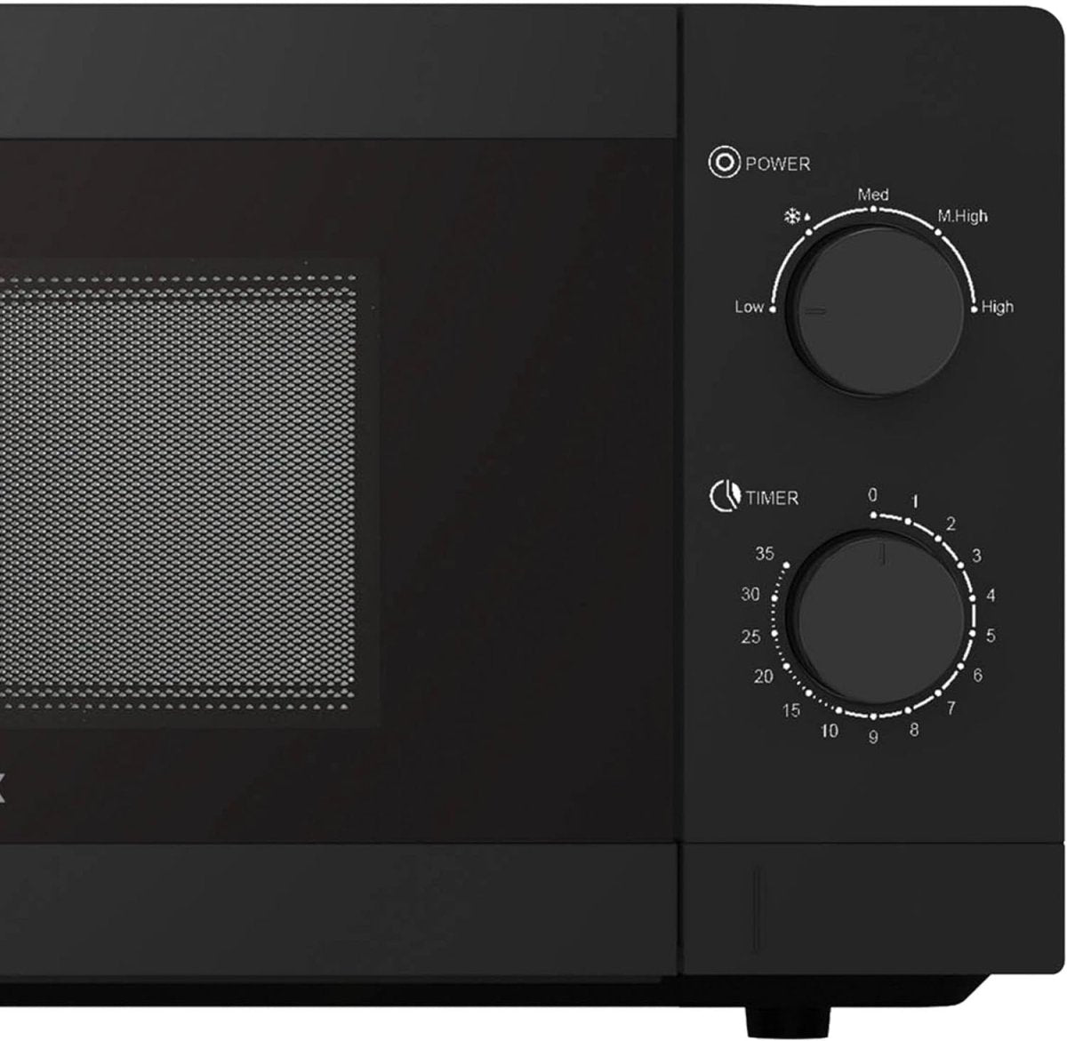 20L 800W Manual Microwave Oven 5 Power Levels Defrost Timer - Kwikley