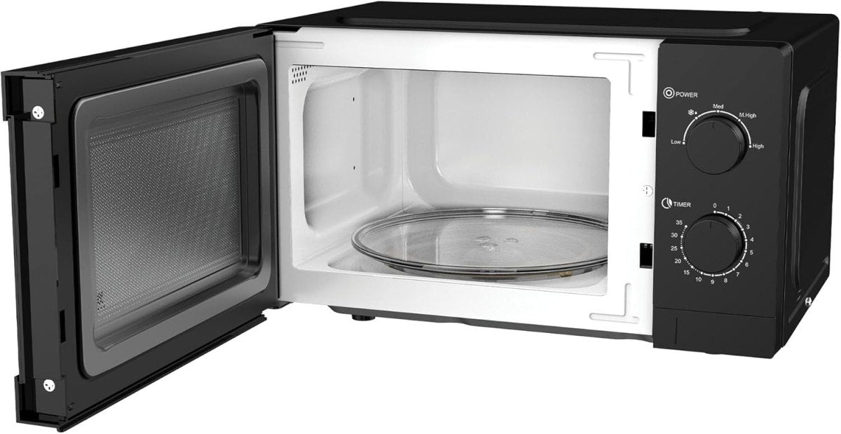 20L 800W Manual Microwave Oven 5 Power Levels Defrost Timer - Kwikley