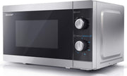 20L 800W Manual Microwave Silver 5 Power Defrost LED - Kwikley