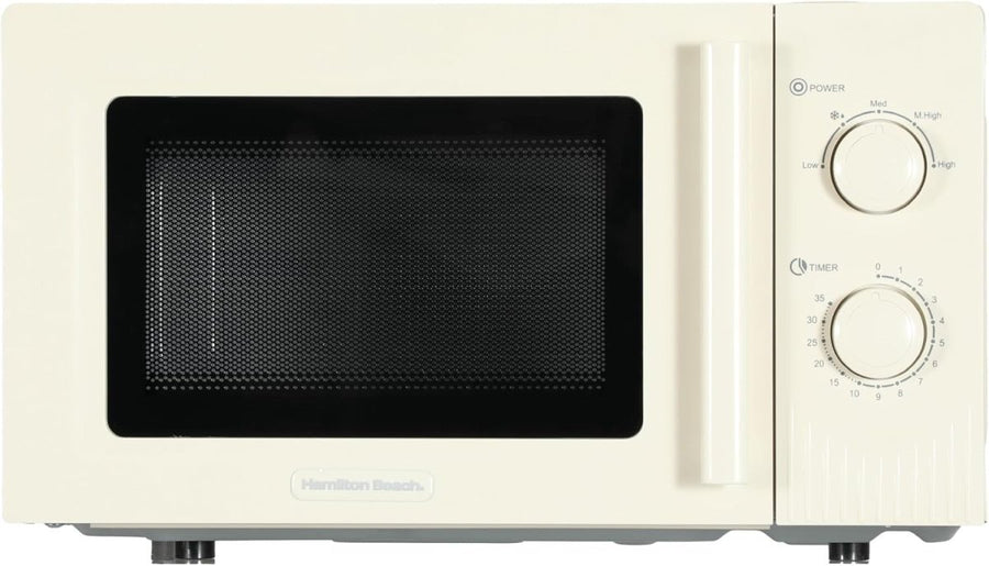 20L Manual Microwave 800W 5 Power Levels Quick Defrost Sand - Kwikley