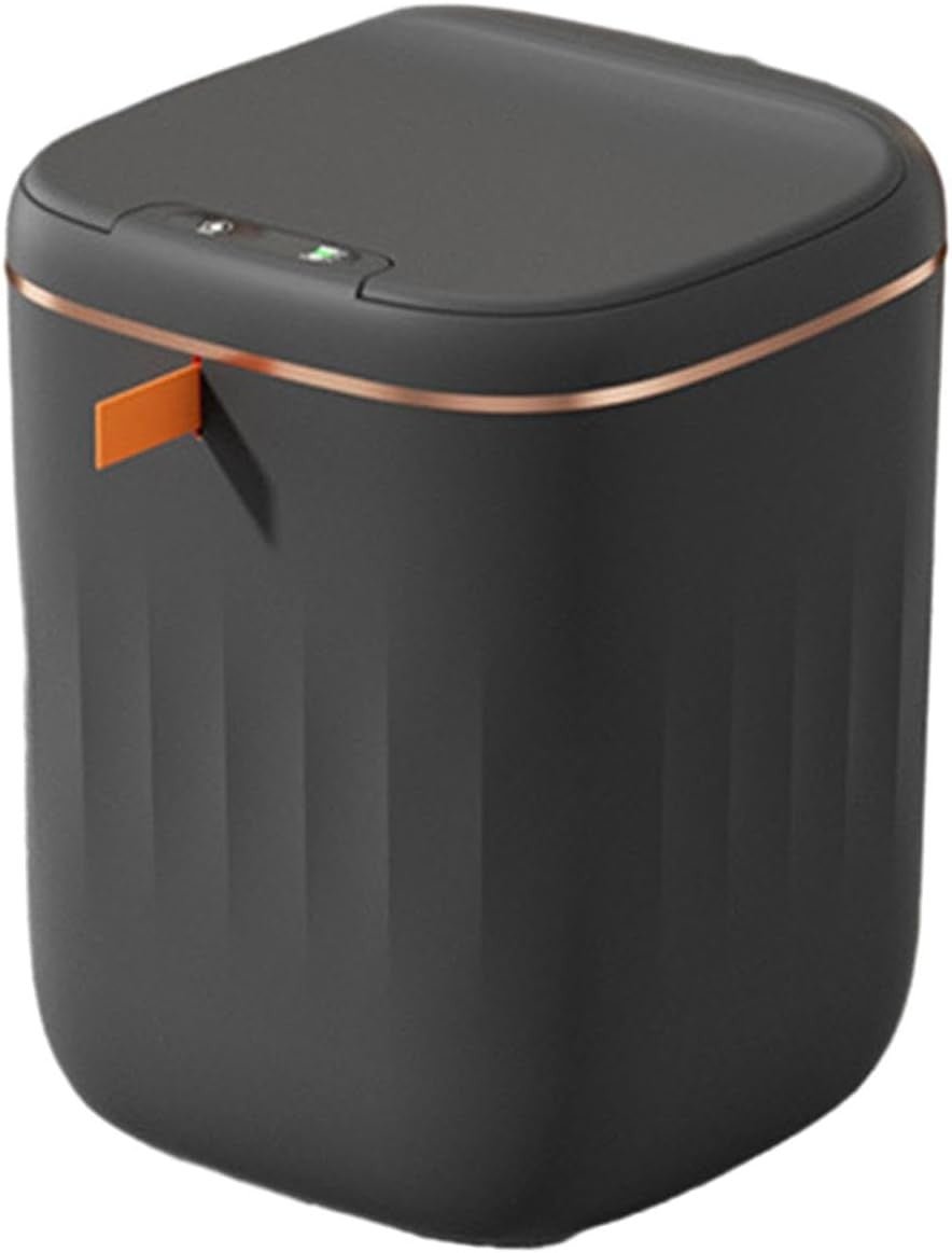 20L Touchless Trash Can Automatic Sensor Bin Black Gold - Kwikley