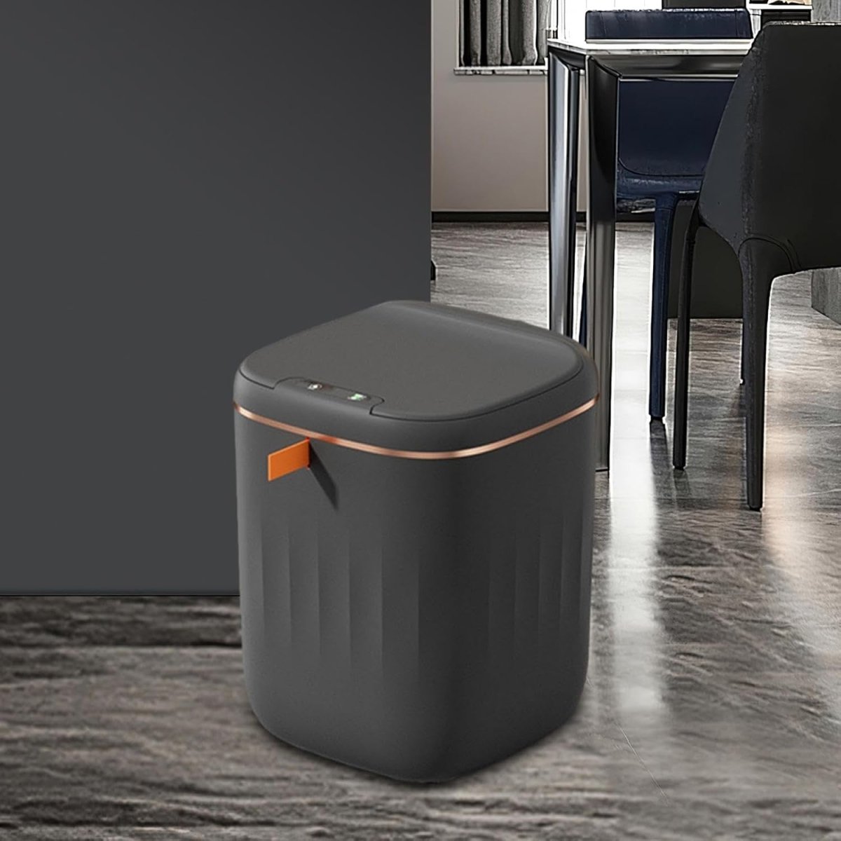 20L Touchless Trash Can Automatic Sensor Bin Black Gold - Kwikley