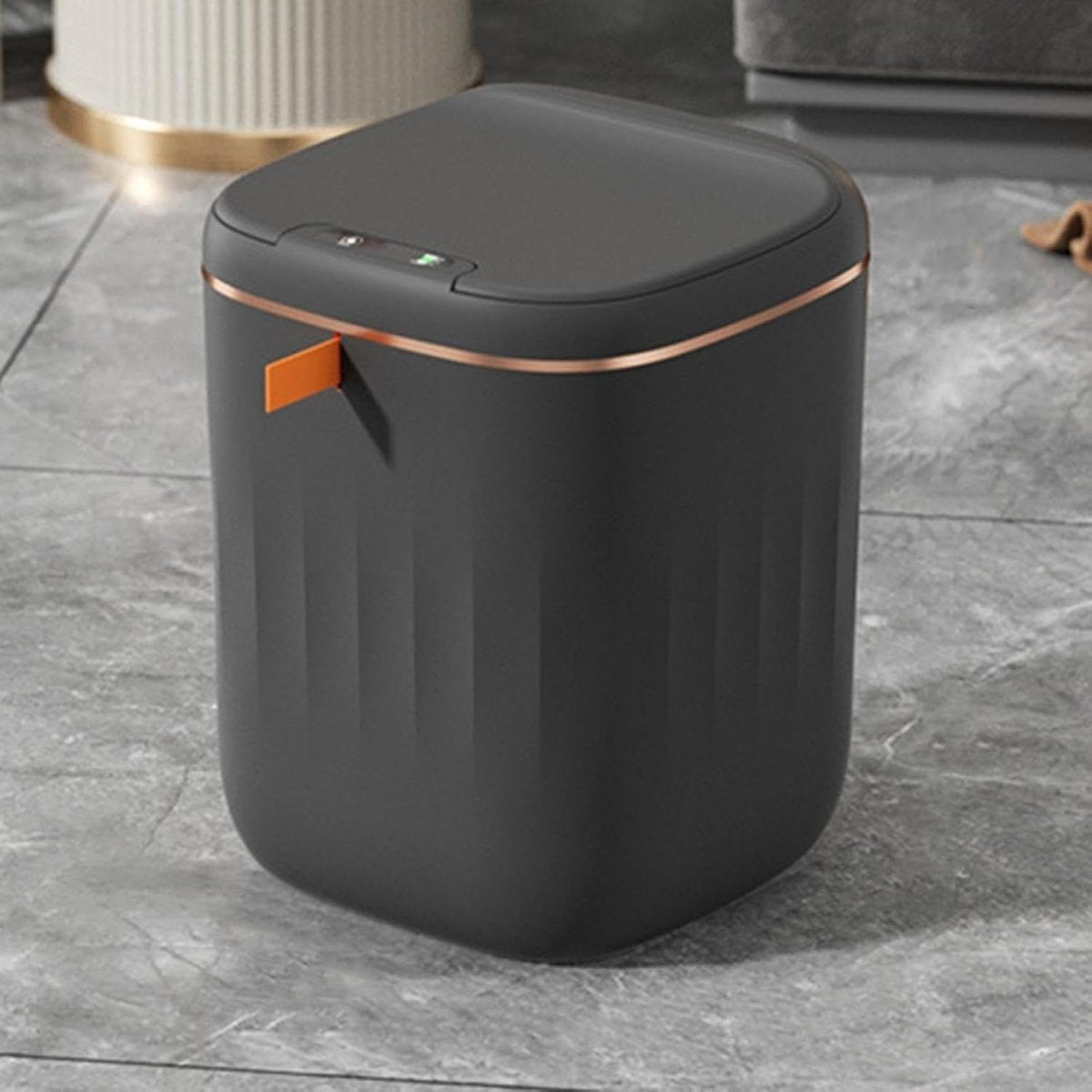 20L Touchless Trash Can Automatic Sensor Bin Black Gold - Kwikley