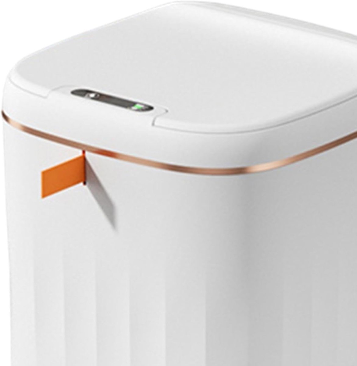 20L Touchless Trash Can Automatic Sensor Bin White Gold - Kwikley