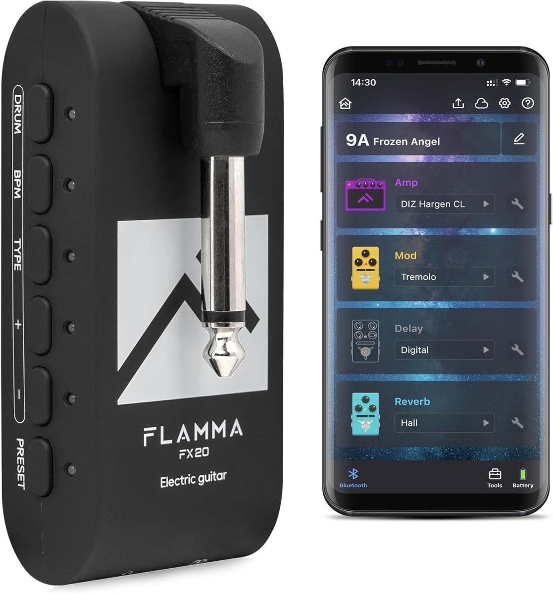20W Guitar Headphone Amp 52 Amp Models Bluetooth USB FX20 - Kwikley