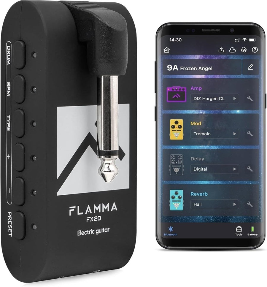 20W Guitar Headphone Amp 52 Amp Models Bluetooth USB FX20 - Kwikley