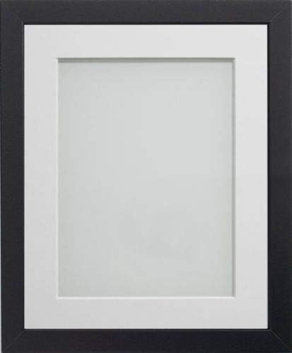 20x16 Inch Black Photo Frame A3 Mount Real Glass - Kwikley