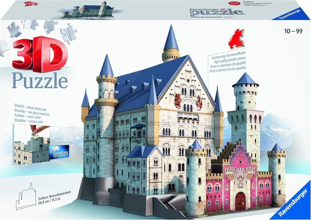 216pc 3D Castle Puzzle Model Kit Landmark Building Collectible Decor - Kwikley