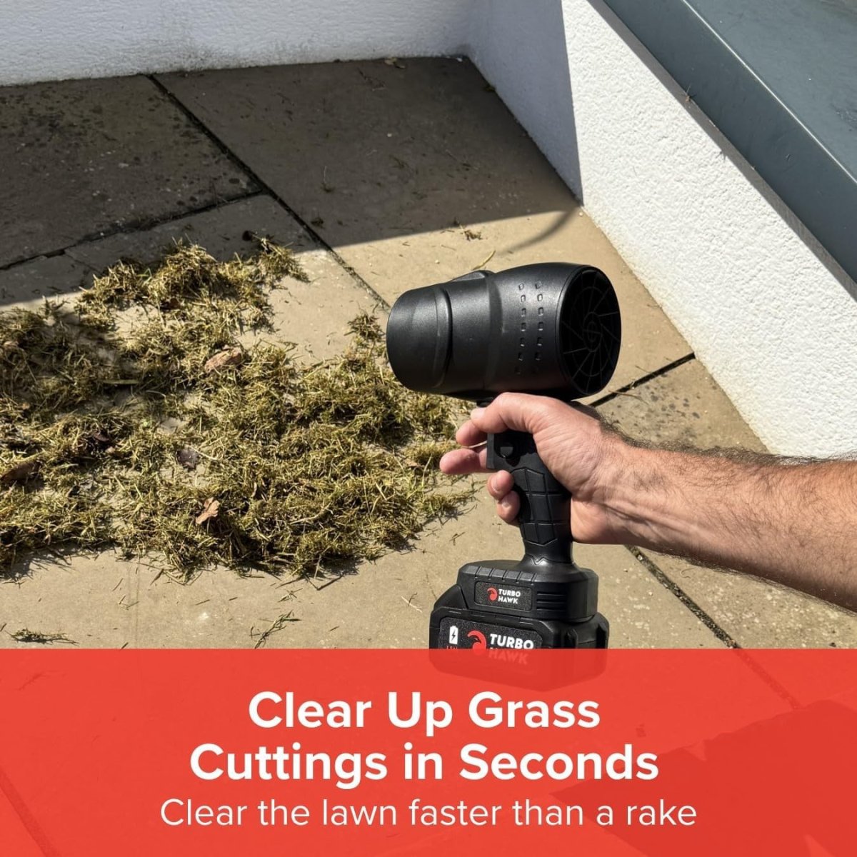 21V Cordless Leaf Blower Lightweight 80MPH Garden Patio Gutter Cleaner - Kwikley