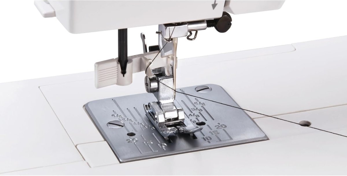 22 Stitch Sewing Machine Wide Sewing Base Auto Buttonhole Grey - Kwikley