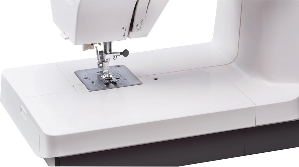22 Stitch Sewing Machine Wide Sewing Base Auto Buttonhole Grey - Kwikley