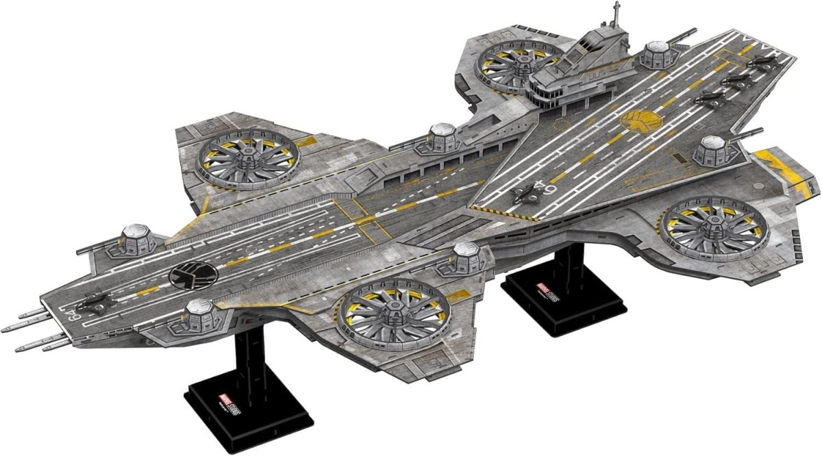 220pc 3D Aircraft Carrier Puzzle Model Large Display Build Toy Gift - Kwikley