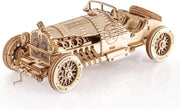 220pc Vintage Grand Prix Car 3D Wooden Puzzle DIY Model Kit Gift - Kwikley