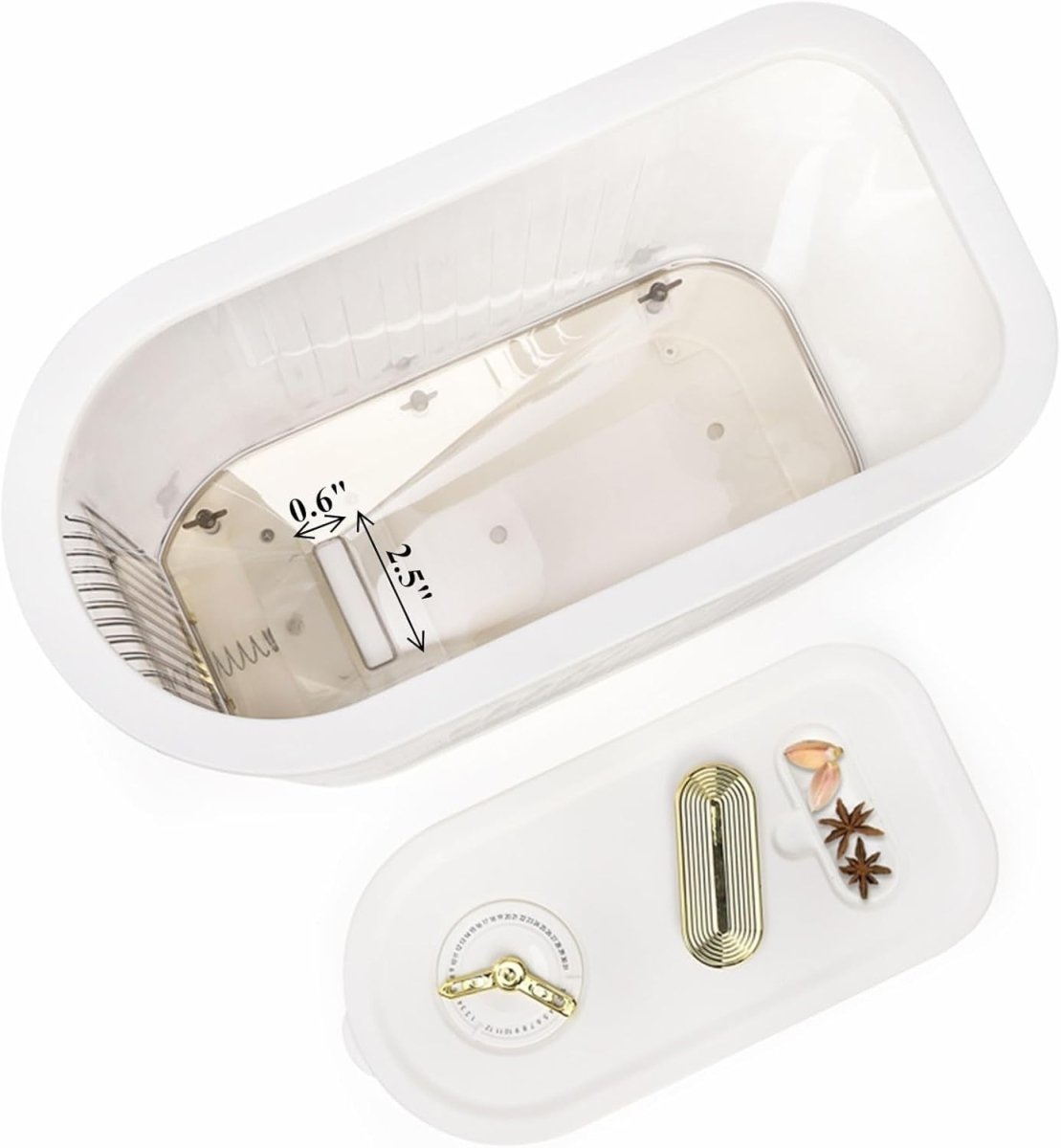 22LBS Rice Dispenser Airtight Clear Grain Storage w Cup - Kwikley