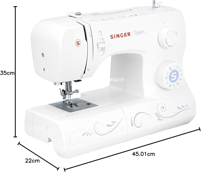 23 Stitch Sewing Machine Free Arm Easy Use Durable Red - Kwikley