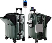 24 Inch Medium Suitcase Airline Approved PC Hard Shell TSA Lock Spinner - Kwikley