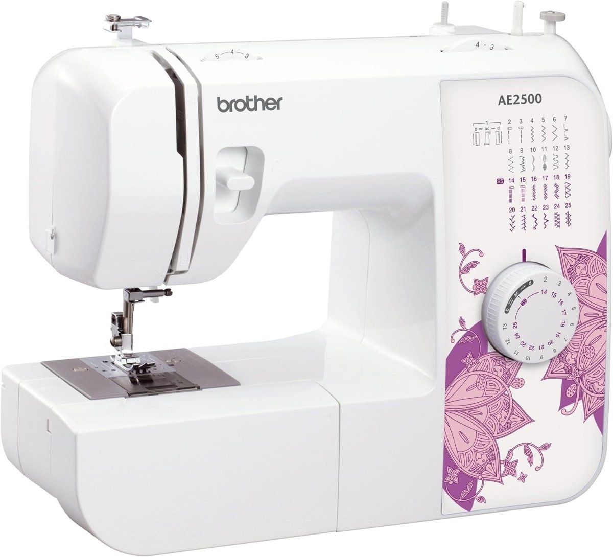 25 Stitch Sewing Machine Stretch Stitches LED Light Drop In Bobbin - Kwikley