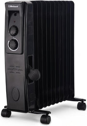 2500W Oil - Filled Radiator Heater – 11 Fins, Thermostat, Portable - Kwikley