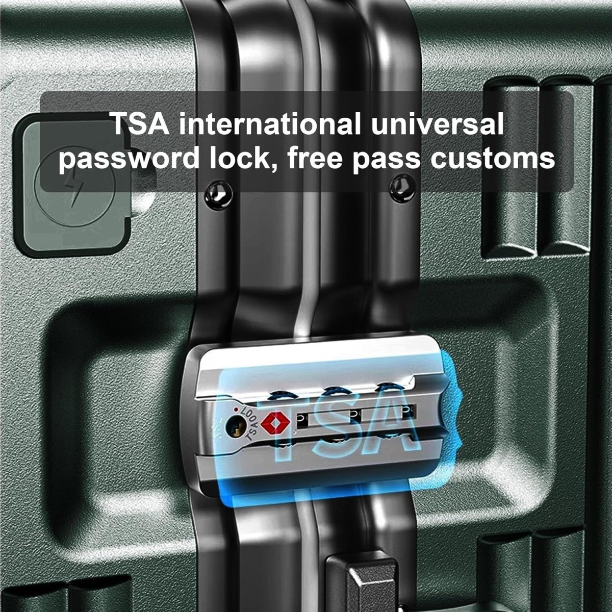 26 Inch Large Suitcase Airline Approved PC Hard Shell TSA Lock Spinner - Kwikley