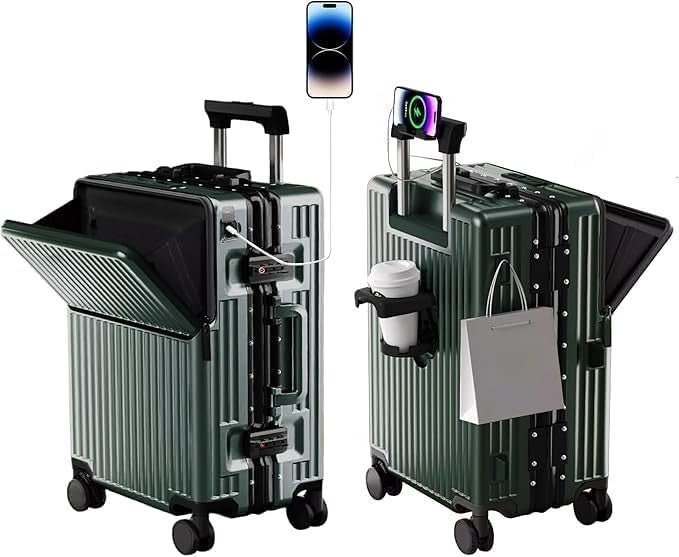 26 Inch Large Suitcase Airline Approved PC Hard Shell TSA Lock Spinner - Kwikley