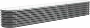 260cm Metal Raised Garden Bed Steel Planter Outdoor Vegetable - Kwikley